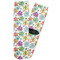 Succulents Adult Crew Socks - Single Pair - Front and Back