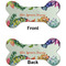 Succulents Ceramic Flat Ornament - Bone Front & Back (APPROVAL)