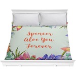 Succulents Comforter - King (Personalized)