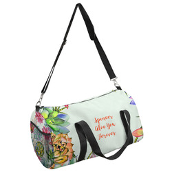 Succulents Duffel Bag - Small (Personalized)
