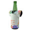 Succulents Jersey Bottle Cooler - ANGLE (on bottle)