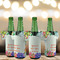 Succulents Jersey Bottle Cooler - Set of 4 - LIFESTYLE