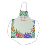 Succulents Kid's Apron - Medium (Personalized)