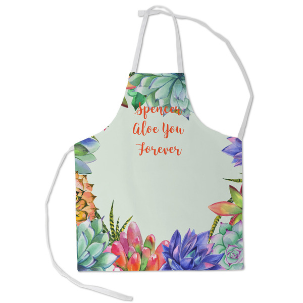 Custom Succulents Kid's Apron - Small (Personalized)