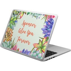 Succulents Laptop Skin - Custom Sized (Personalized)