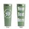 Succulents Light Green RTIC Everyday Tumbler - 28 oz. - Front and Back