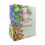 Succulents Medium Gift Bag (Personalized)