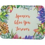 Succulents Memory Foam Bath Mat - 48"x36" (Personalized)