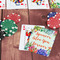 Succulents On Table with Poker Chips