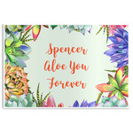 Succulents Disposable Paper Placemats (Personalized)