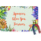 Succulents Rectangular Fridge Magnet (Personalized)