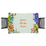 Succulents Tablecloth - 58"x58" (Personalized)