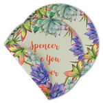 Succulents Round Linen Placemat - Double Sided (Personalized)