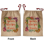 Succulents Santa Sack - Front & Back (Personalized)