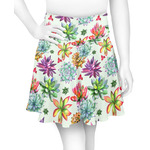 Succulents Skater Skirt - Large