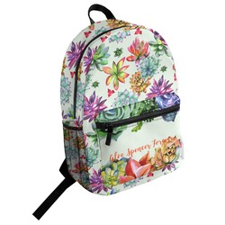 Succulents Student Backpack (Personalized)