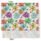 Succulents Tissue Paper - Heavyweight - Large - Front & Back