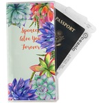 Succulents Travel Document Holder