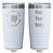 Succulents White Polar Camel Tumbler - 20oz - Double Sided - Approval