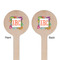 Succulents Wooden 6" Stir Stick - Round - Double Sided - Front & Back