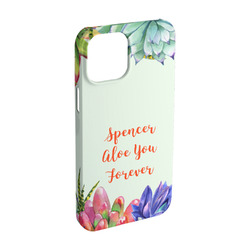 Succulents iPhone Case - Plastic - iPhone 15 (Personalized)