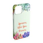 Succulents iPhone Case - Plastic - iPhone 15 Pro (Personalized)