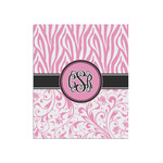 Zebra & Floral Poster - Matte - 20x24 (Personalized)