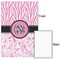 Zebra & Floral 20x30 - Matte Poster - Front & Back