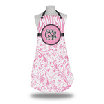 Zebra & Floral Apron w/ Monogram