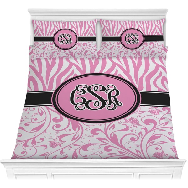 Custom Zebra & Floral Comforters (Personalized)