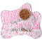 Zebra & Floral Bone Shaped Dog Mats - MAIN