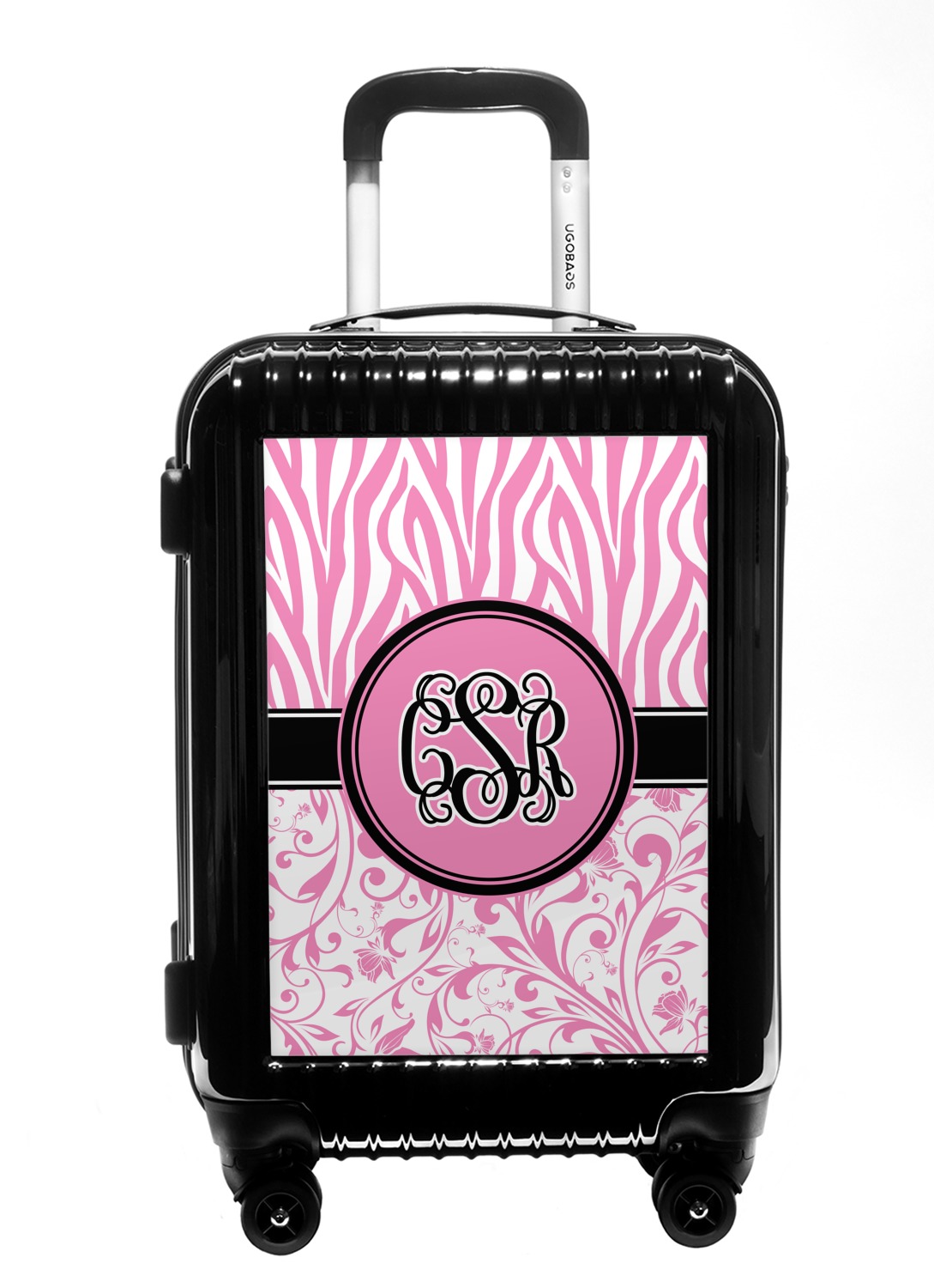 zebra suitcase hard case