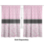 Zebra & Floral Curtain Panel - Custom Size