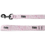 Zebra & Floral Deluxe Dog Leash (Personalized)