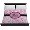 Zebra & Floral Duvet Cover - King - On Bed - No Prop