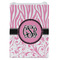 Zebra & Floral Jewelry Gift Bag - Matte - Front