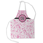 Zebra & Floral Kid's Apron - Small (Personalized)