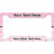 Zebra & Floral License Plate Frame - Style A