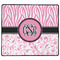 Zebra & Floral XXL Gaming Mouse Pads - 24" x 14" - FRONT