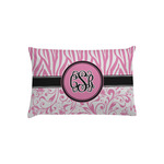 Zebra & Floral Pillow Case - Toddler w/ Monogram