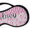 Zebra & Floral Sleeping Eye Mask - DETAIL Large