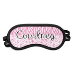 Zebra & Floral Sleeping Eye Mask (Personalized)