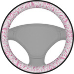 Zebra & Floral Steering Wheel Cover