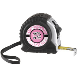 Zebra & Floral Tape Measure (25 ft) (Personalized)
