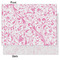 Zebra & Floral Tissue Paper - Heavyweight - Medium - Front & Back