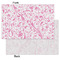 Zebra & Floral Tissue Paper - Lightweight - Small - Front & Back