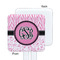 Zebra & Floral White Plastic Stir Stick - Single Sided - Square - Approval