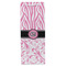 Zebra & Floral Wine Gift Bag - Matte - Front