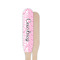 Zebra & Floral Wooden Food Pick - Paddle - Single Sided - Front & Back