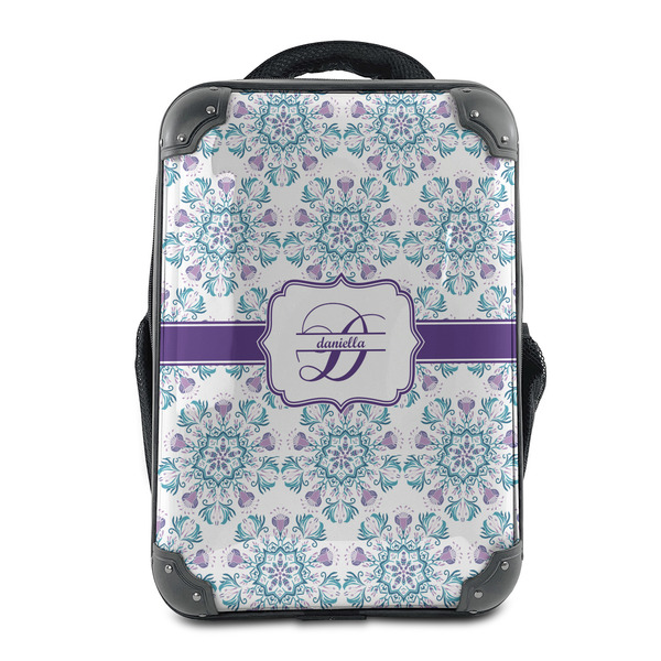 Custom Mandala Floral 15" Hard Shell Backpack (Personalized)